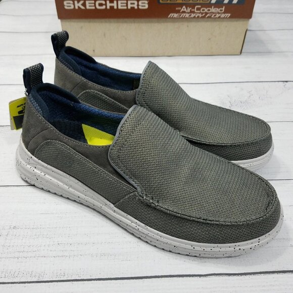 Skechers Proven Renco Memory Foam Slip-On Shoes Mens Size 11.5 Charcoal main image 7